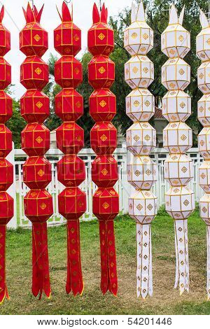 Lanna Lantern In Chiangmai Thailand