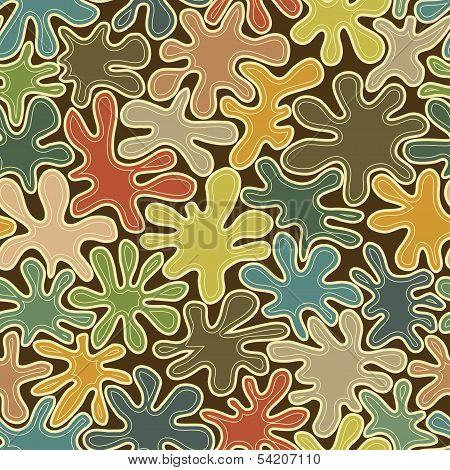 abstract seamless pattern with colored spots