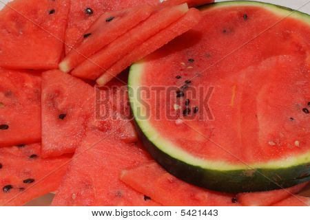 Gehackten Wassermelone