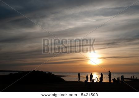 Zonsondergang verzamelen