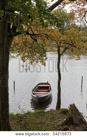 Dinghy In A Lake