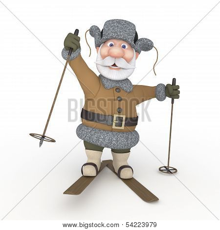 The Grandfather On Skis.