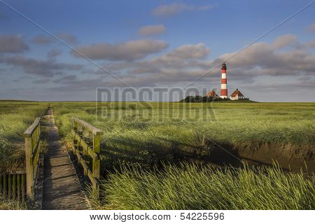 Lighthouse And Bridge