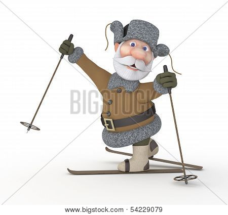 The Grandfather On Skis.