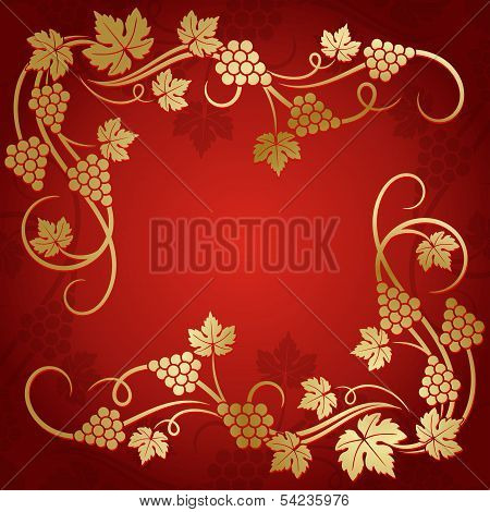 Grape vine background