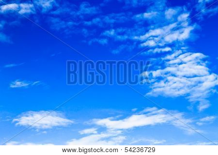 Clouds In The Blue Sky