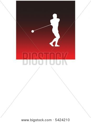 Golf siluet