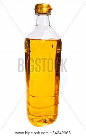 Vegetable Oil In A Plastic Bottler
