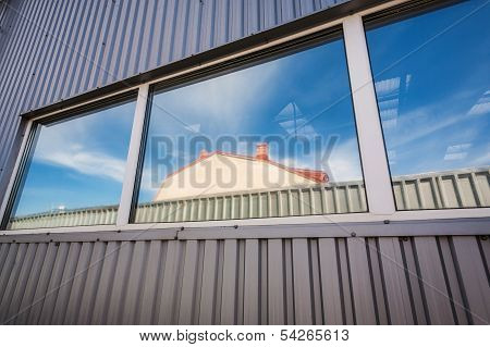 Industrial Hall Window