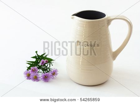White Ceramic Vase