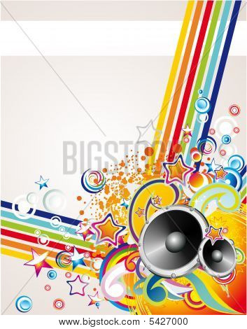 colorful abstrakten Hintergrund Musik