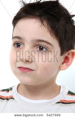 Rozkošný šestiletý chlapec