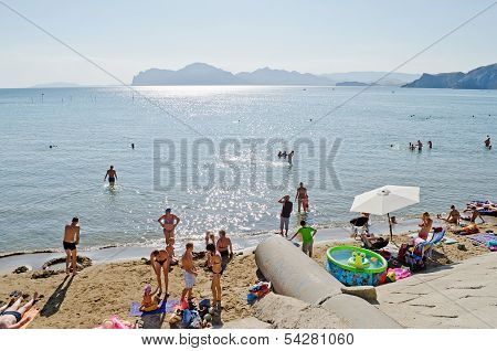 Beach In Ordzhonikidze