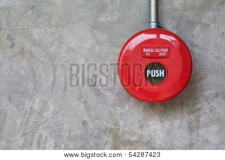Fire Alarm On The Wall