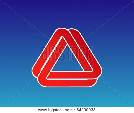 Abstract triangle