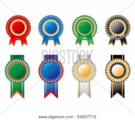 Rosettes ribbon set