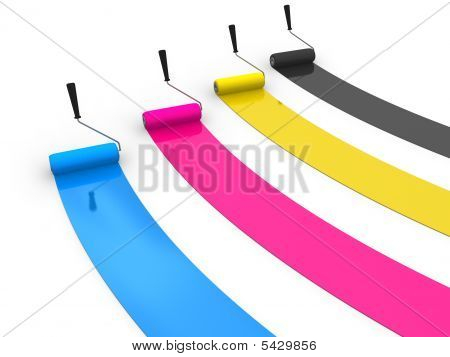 CMYK-Malerei