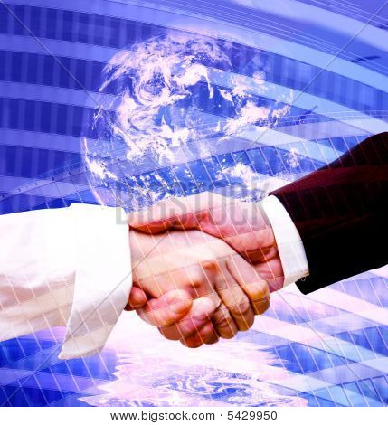 Handshake Modern Background