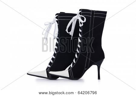 Topboots isolated on the white