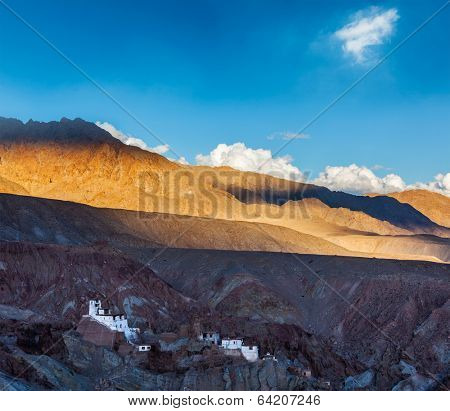 Basgo Gompa (Tibetan Buddhist monastery). Ladakh, India