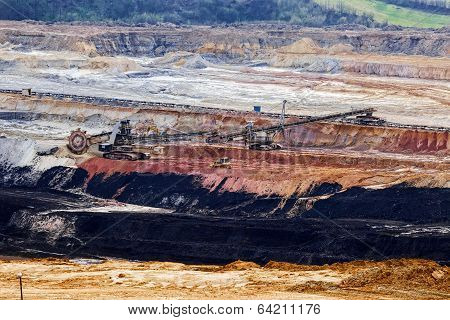 open mining pit