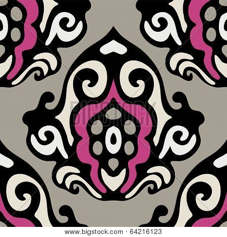 damask seamless motif vector