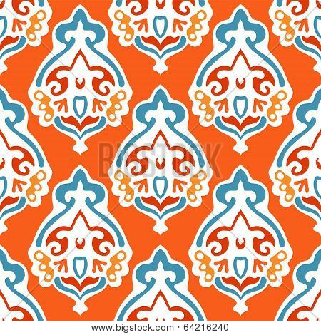 Damask seamlessvector abstract design