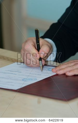 Ondertekenen van Contract