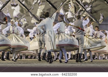 RIGA, LATVIA - July 4, 2013: The Latvian National Song and Dance Festival