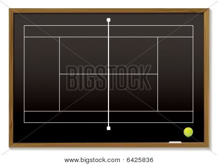 Tennis Court lavagna
