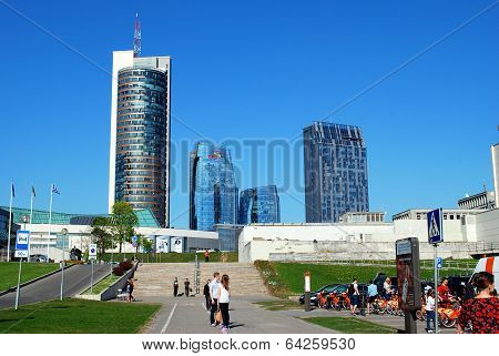 Teo Skyscraper In The Vilnius City Centre On April 26, 2014