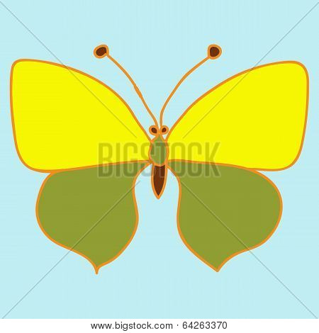 Yellow Butterfly.eps
