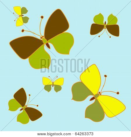 Yellow Butterfly_set.eps