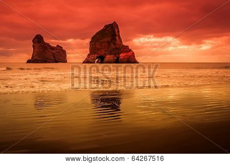 Archway Islands at sunset