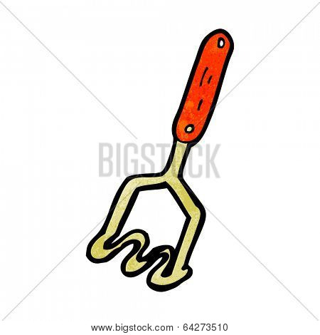 cartoon potato masher