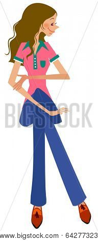 girl crossleg