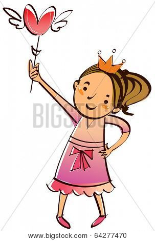 girl hands up