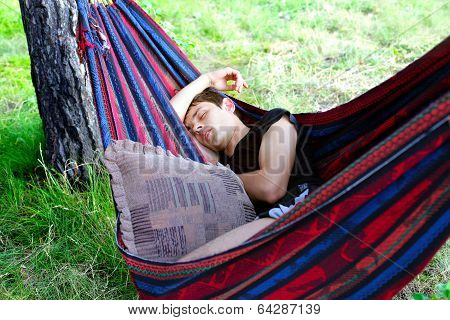 Young Man Sleeping