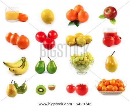 Fruits Collection Isolated