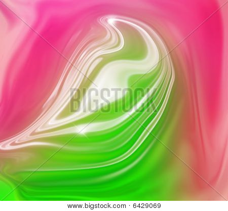 Abstract Background Green And Pink Glossy