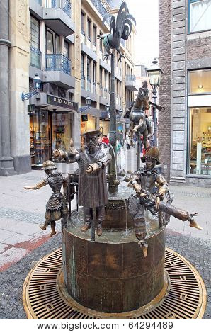 Fountain At Aachen, Germany