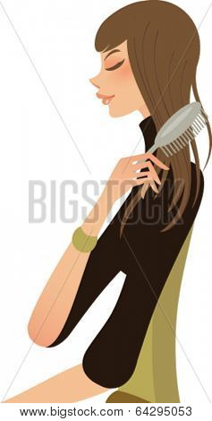 closeup of woman standing