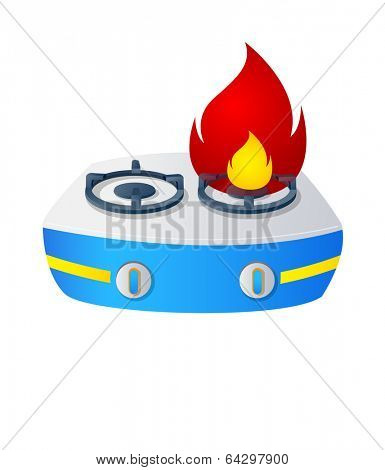Vector icon gas range