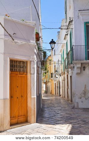 Alleyway. Fasano. Puglia. Italy.
