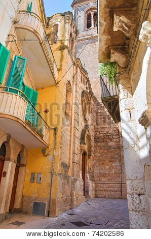 Alleyway. Fasano. Puglia. Italy.