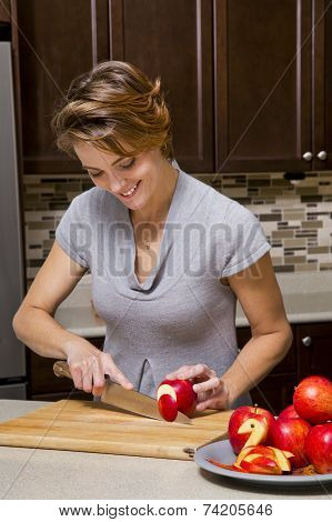 Woman With Apples