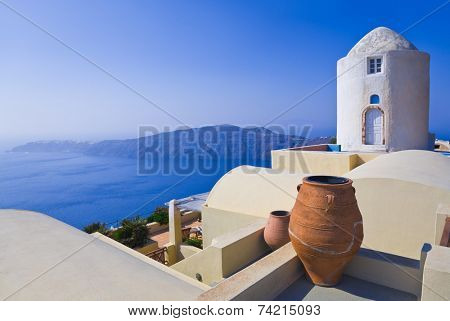 Santorini View (Imerovigli) - vacation background