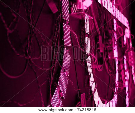 abstract colored lights.