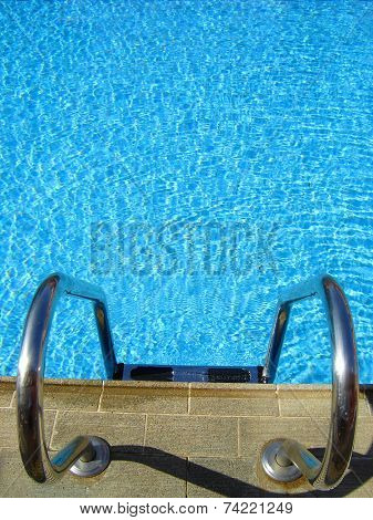 ladder water-pool