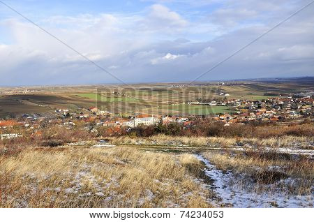 Panoramic View Of The Historic Part Of Retz